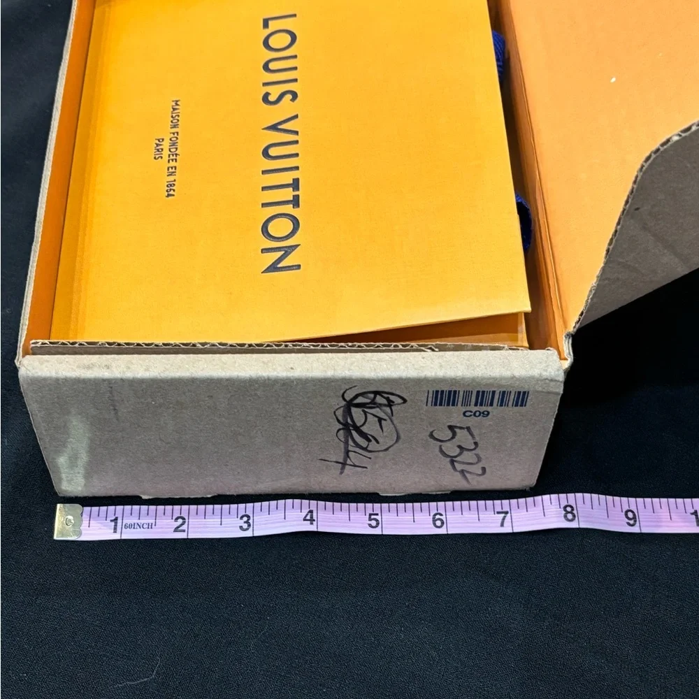Louis Vuitton EMPTY Shipping Box, Gift Bag, EMPTY Wallet Sized Box, Gift Tag